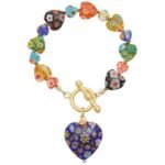 Molly Heart Colored Glaze Bracelet - Image 2