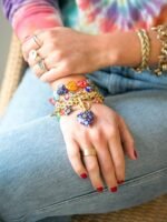 Molly Heart Colored Glaze Bracelet - Image 3