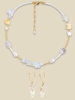Nina Star Shell Pearl Two-piece Jewelry Set