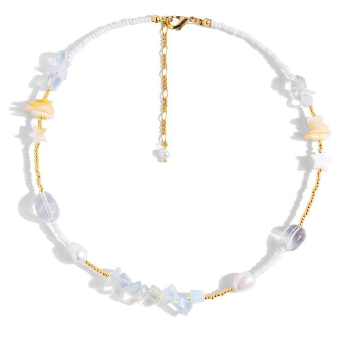 Nina Star Shell Pearl Two-piece Jewelry Set - Image 3