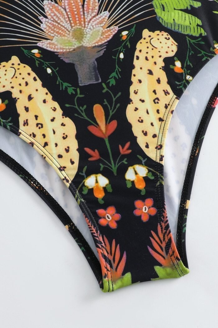Paula Printed Gathered Two-pieces Swim Set - Image 8