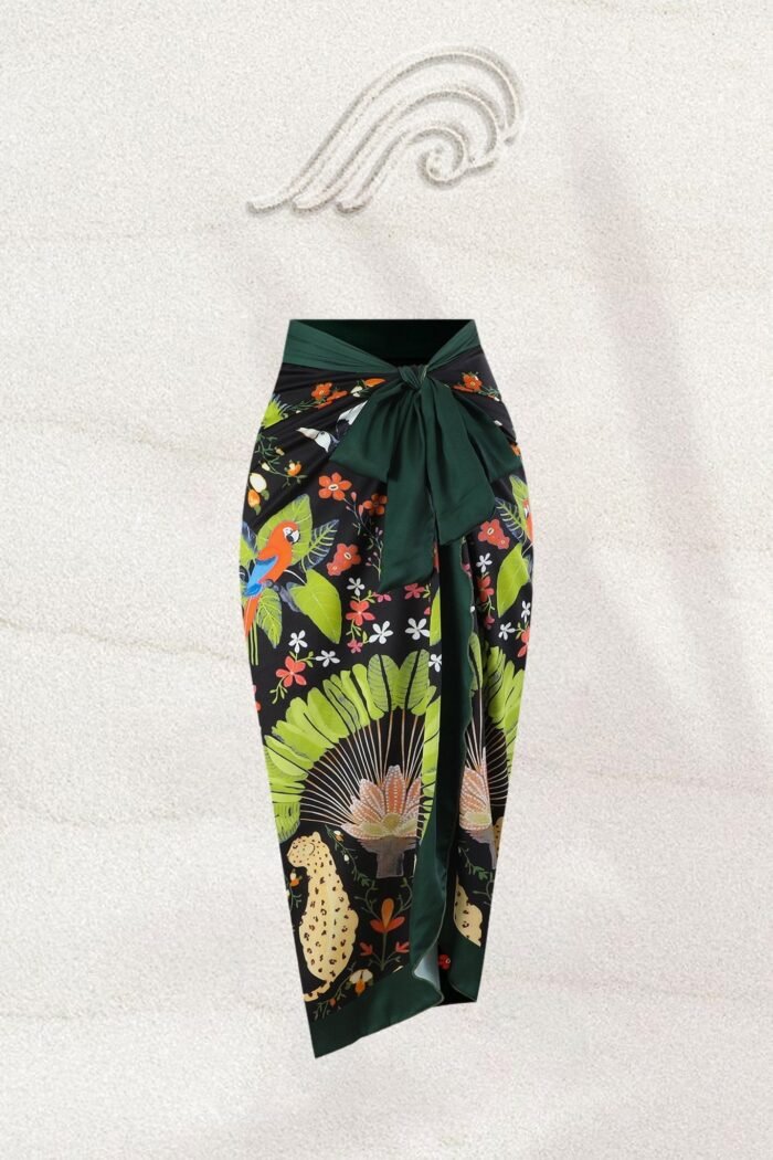 Paula Printed Gathered Two-pieces Swim Set - Image 4