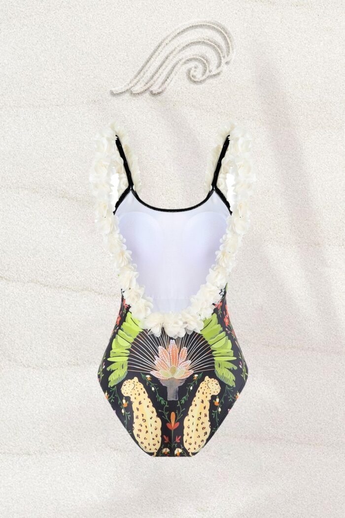 Paula Printed Gathered Two-pieces Swim Set - Image 3