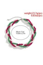 Pearl Woven Chain Necklace - Image 4