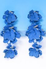 Phyllis Varnish Flower Earrings - Image 6