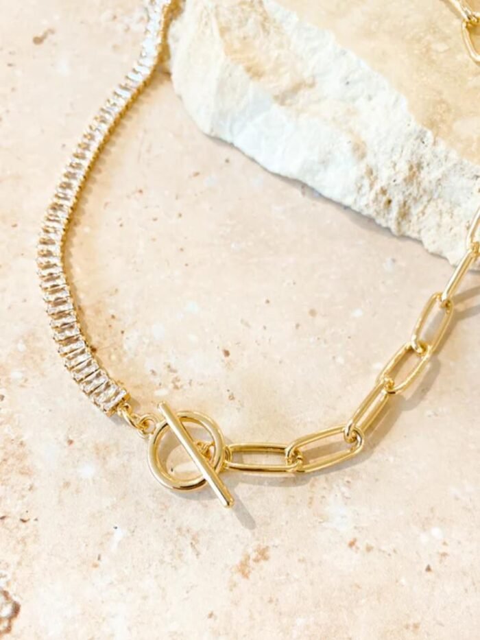 Prima Diamante Metal Chain Necklace - Image 4