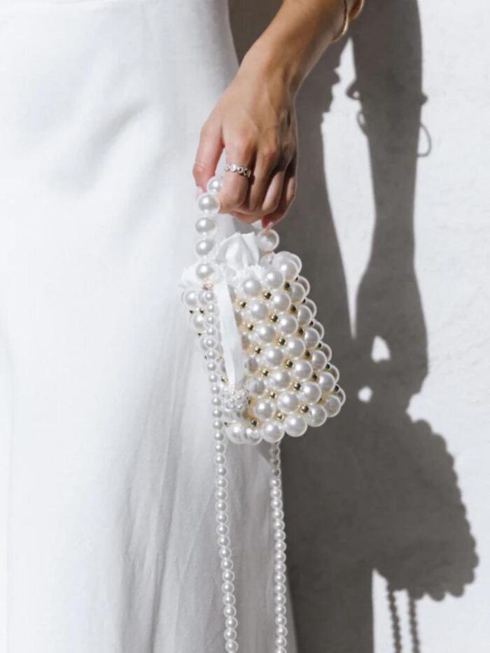 Renate Pearl Bucket Bag - Image 3