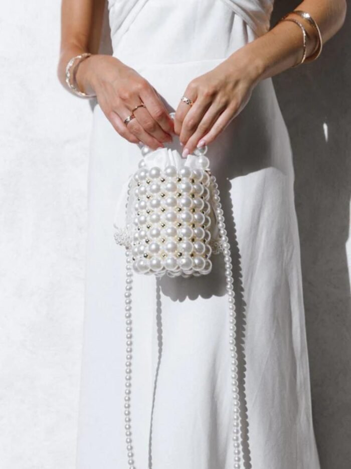 Renate Pearl Bucket Bag - Image 4