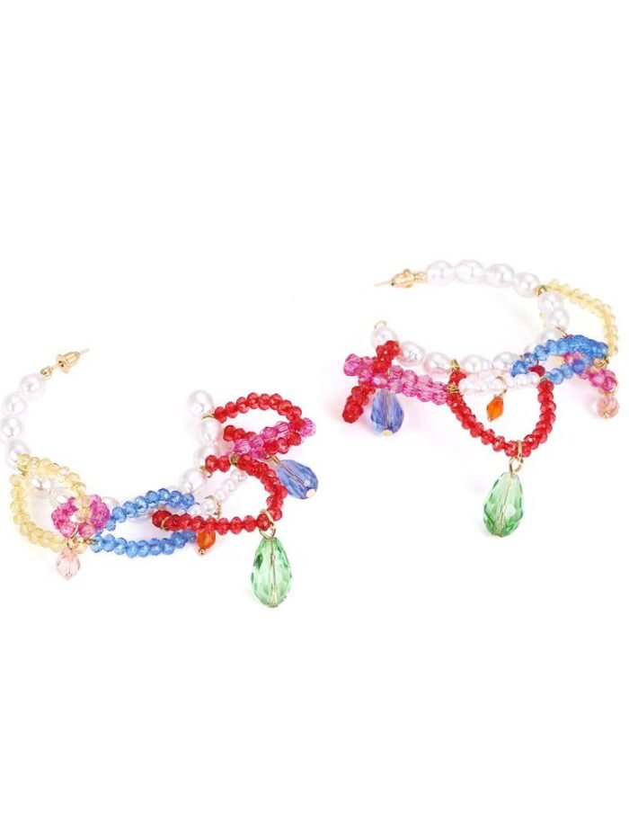 Rox Beaded Tassel Earrings - Image 5