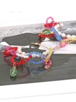 Rox Beaded Tassel Earrings - Image 4