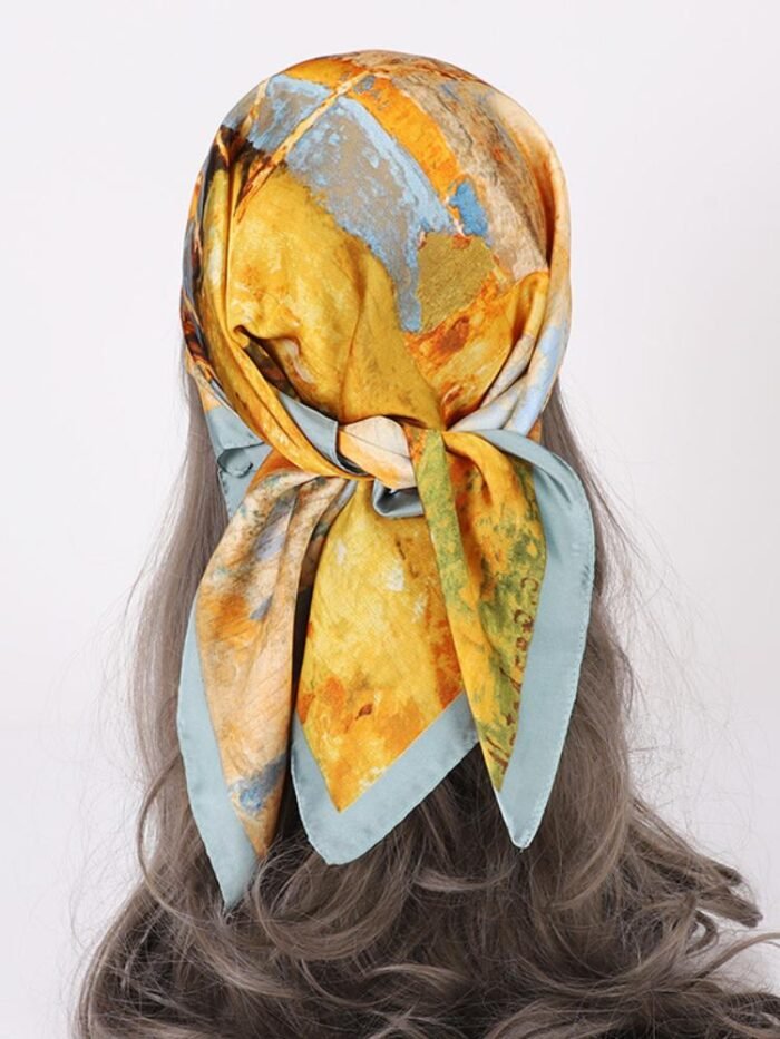 Sharon Landscape Print Headscarf - Image 1