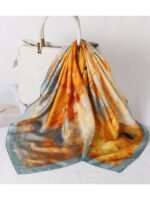 Sharon Landscape Print Headscarf - Image 4
