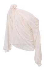 Sheila Flower Asymmetrical Top - Image 7
