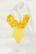 Susan Sculpt Flower Two-pieces Swim Set - Image 4