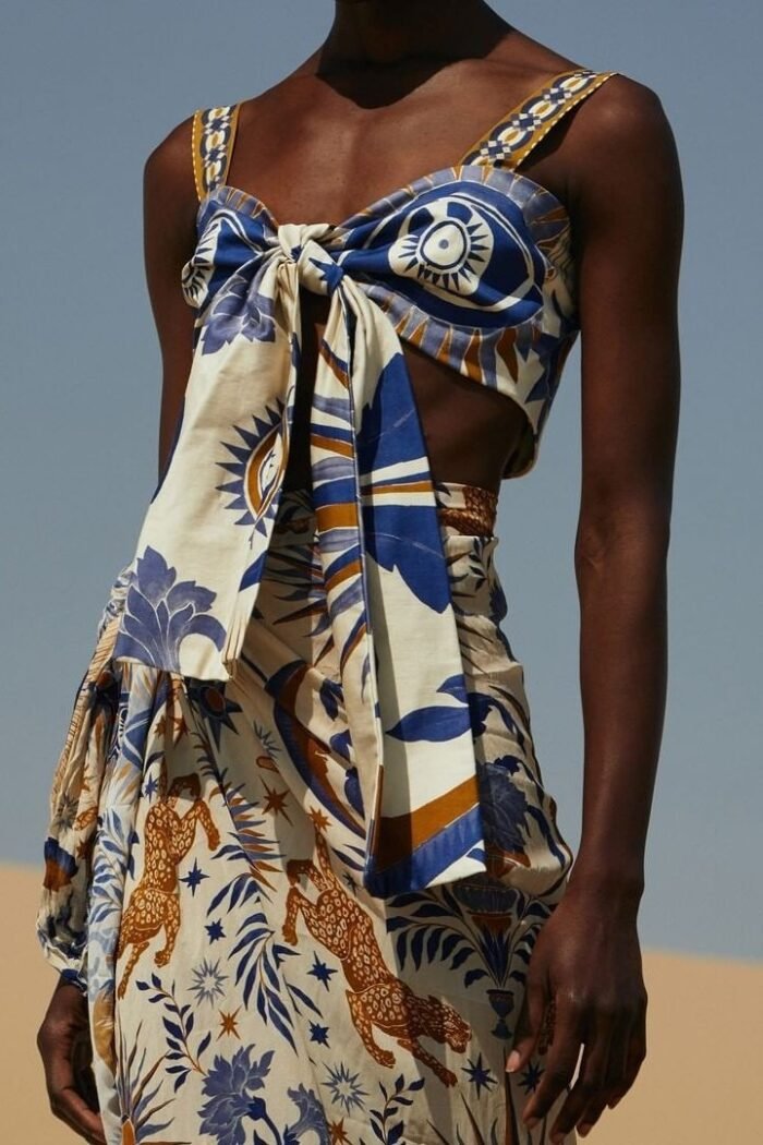 Thelma Printed Three-piece Swim Set - Image 2