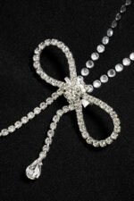 Thera V-neck Diamante Mini Dress - Image 4