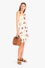 Via Fruit Patchwork Crochet Mini Dress - Image 3