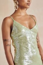 Vita Backless Sequins Slip Maxi Dress - Image 3