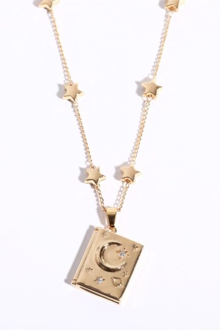 ‘You're My Soulmate’ Openable Constellation Book Necklace